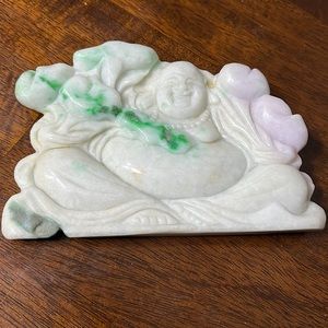 Antique jadeite sculpture